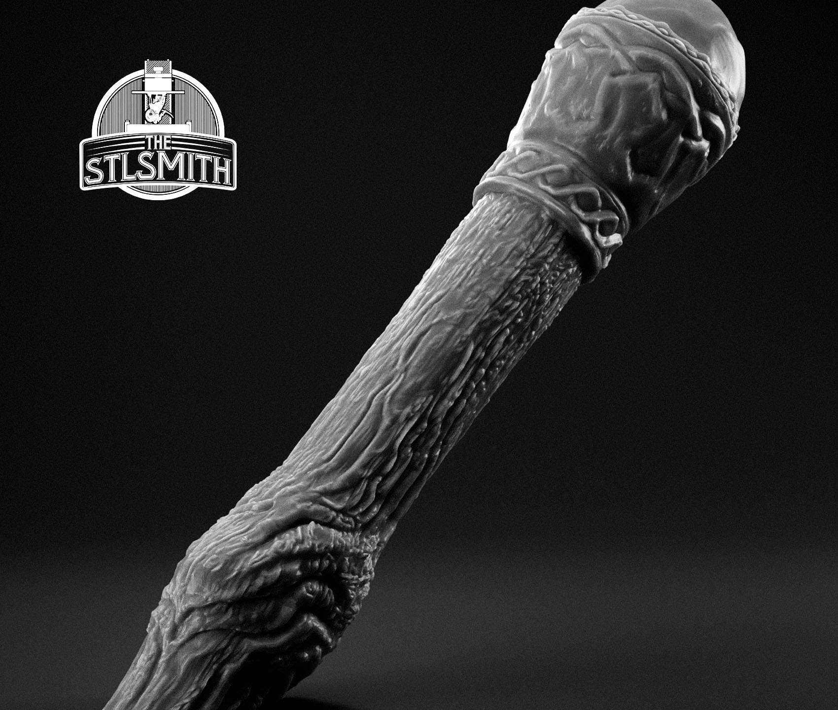 academy glintstone staff render bw 02 academy glintstone staff render bw 02