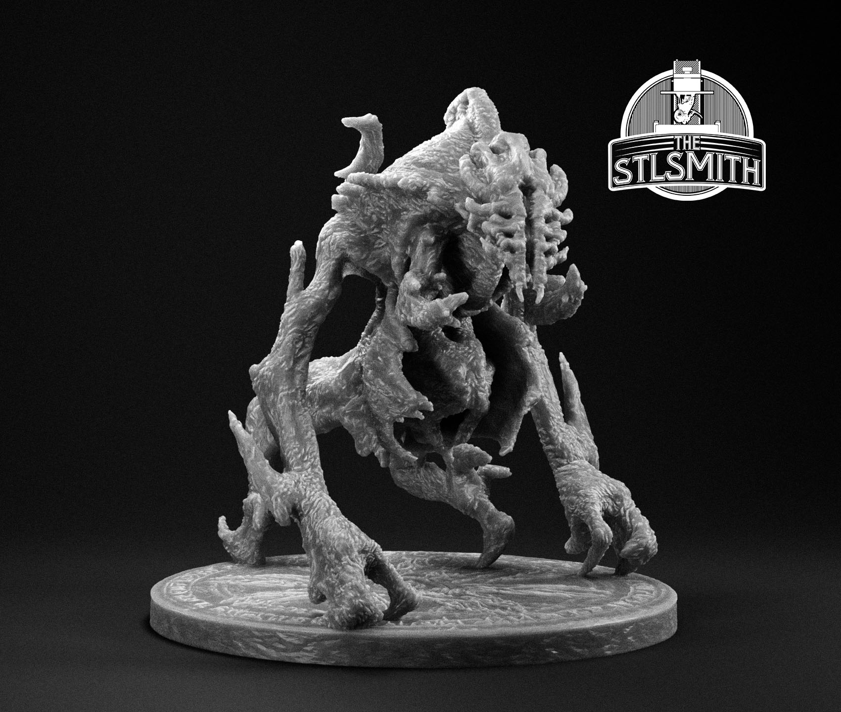alien necromorph render bw alien necromorph render bw