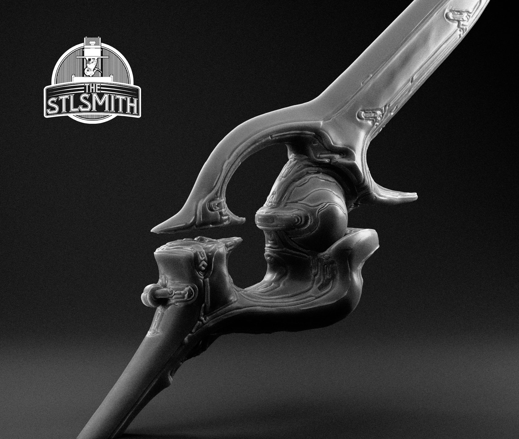 amanata polearm render bw02 amanata polearm render bw02