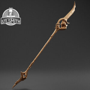 amanata polearm render bronze