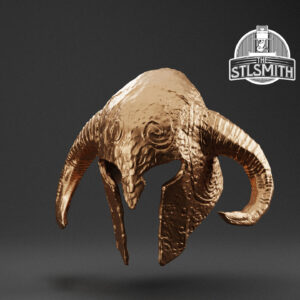 ancient nord helmet render bronze