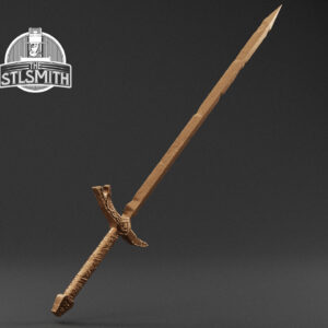 ashen warrior sword render bronze