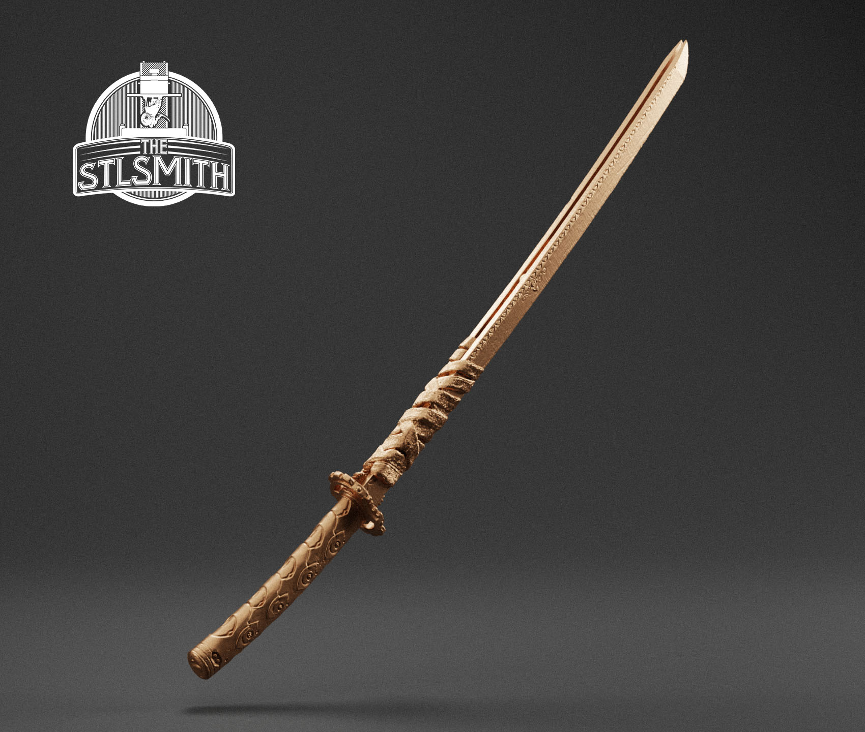 axatana katana left render bronze axatana katana left render bronze