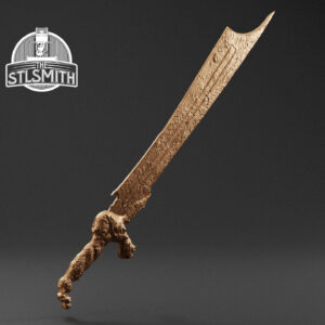 basilisk's fang messer render bronze