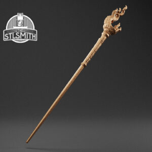 battahli scepter render bronze