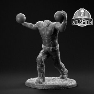 beheaded kamikaze render bw