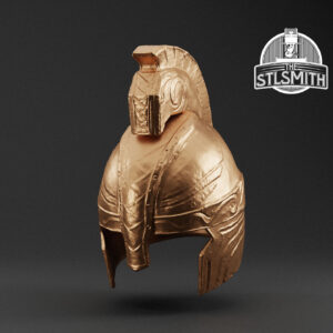 benhart's knight helm render bronze