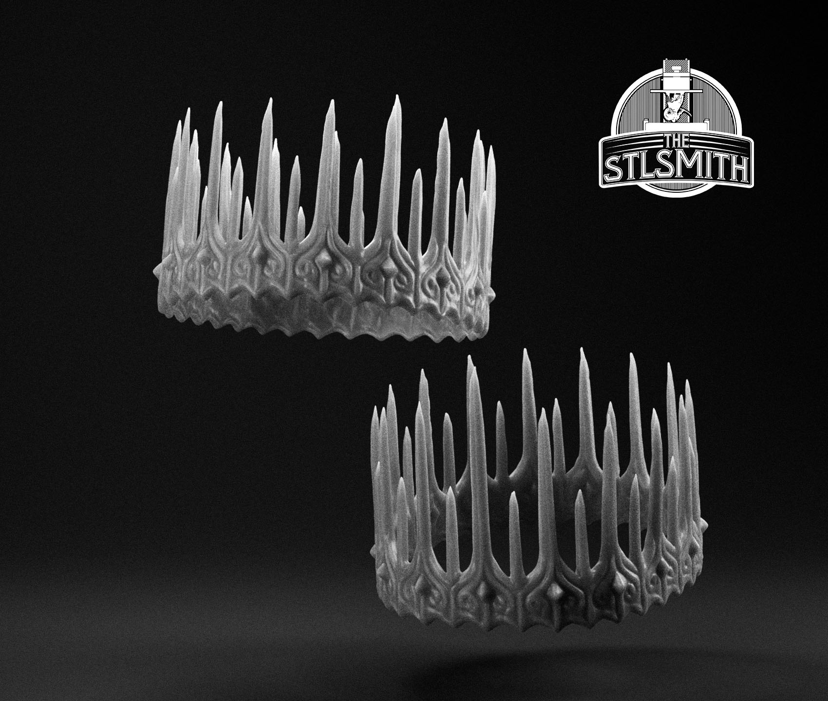 bishop's crown render bw bishop's crown render bw