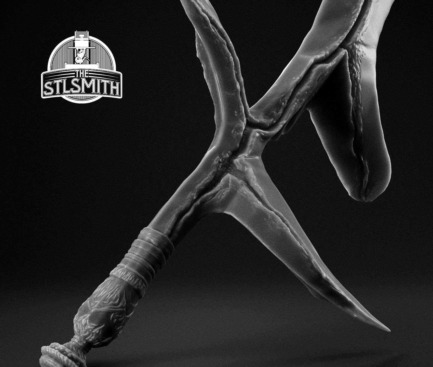 black knife render bw 02 black knife render bw 02