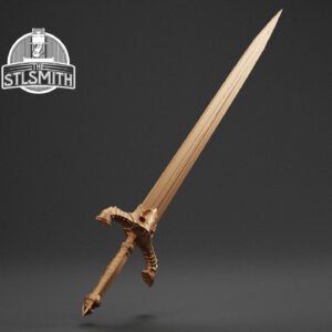 black knight sword render bronze