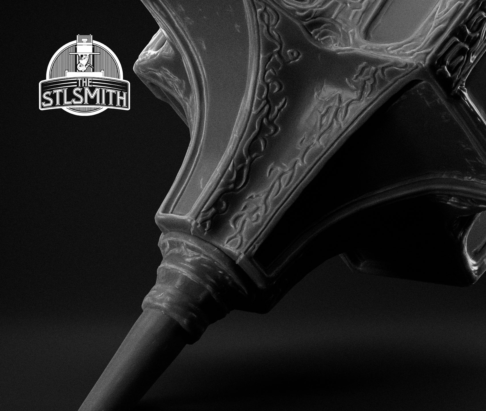 black steel greathammer render bw 02 black steel greathammer render bw 02