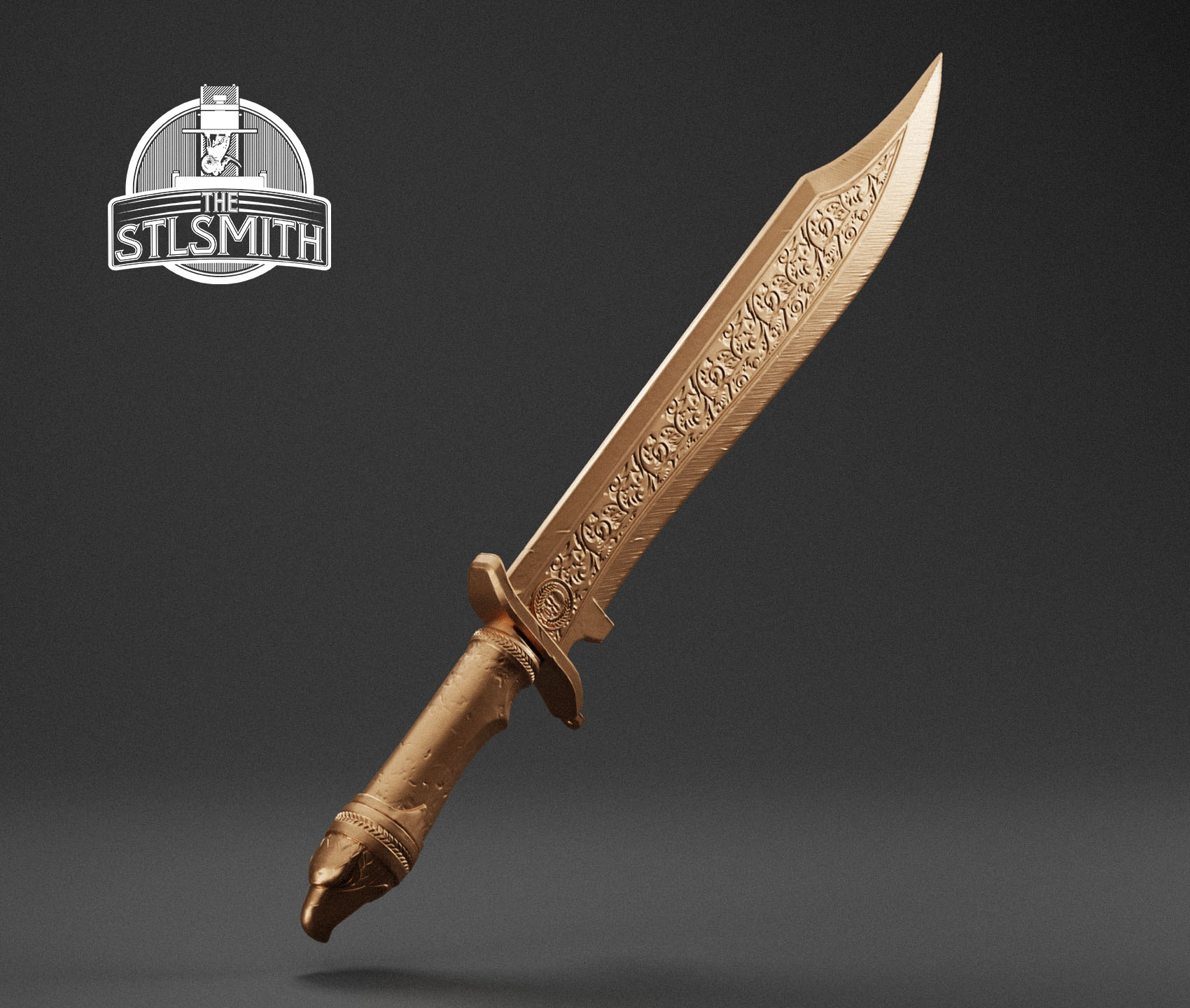 blood of vossus combat knife render bronze blood of vossus combat knife render bronze