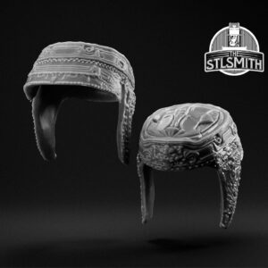 boomer butcher helmet render bw