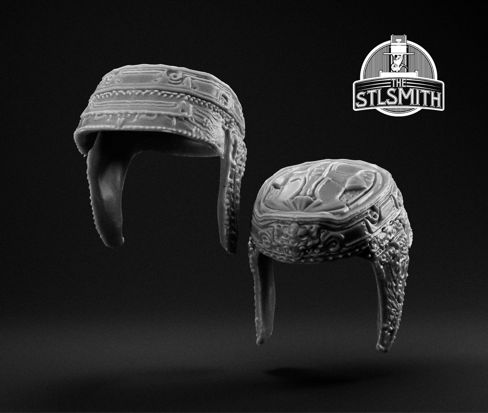 boomer butcher helmet render bw boomer butcher helmet render bw