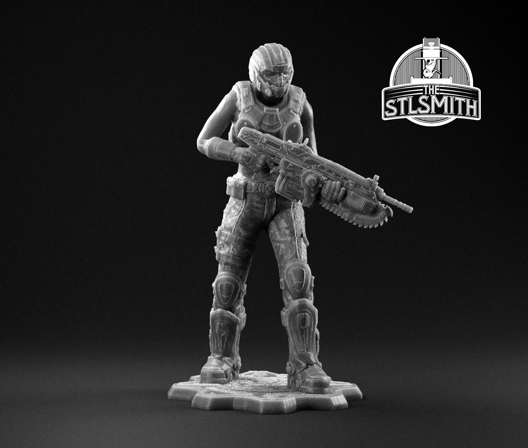 cog summer female render bw cog summer female render bw