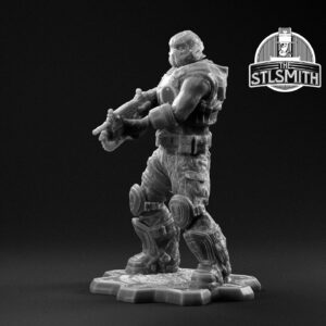 cog summer male render bw