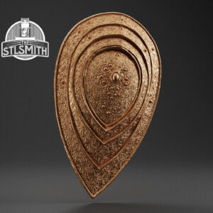carian knight's shield render bronze