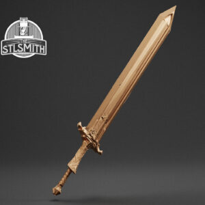 cathedral knight greatsword render bronze