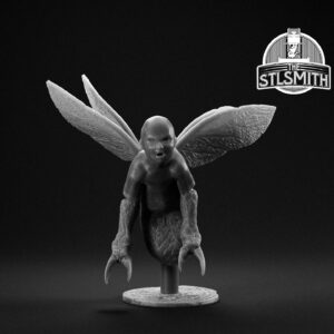 cherub render bw