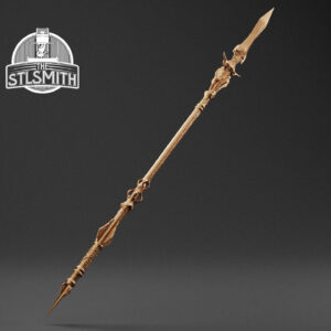 chu bai spear render bronze