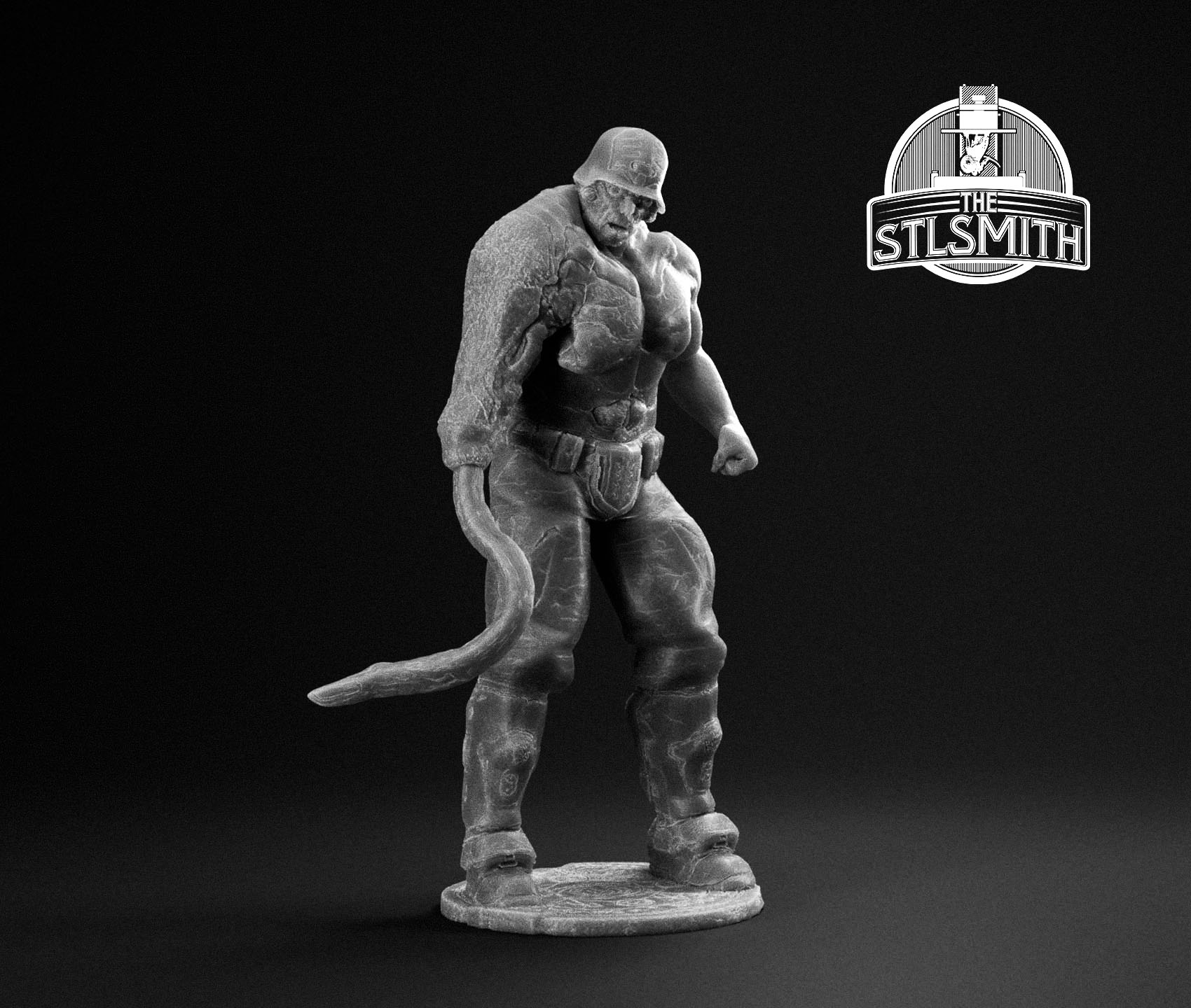 commando tentacle render bw commando tentacle render bw