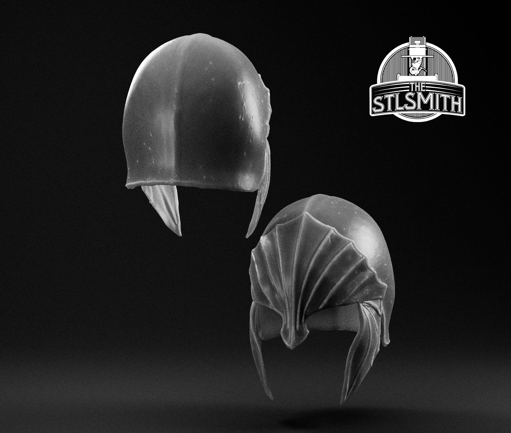 confidant's hood render bw confidant's hood render bw