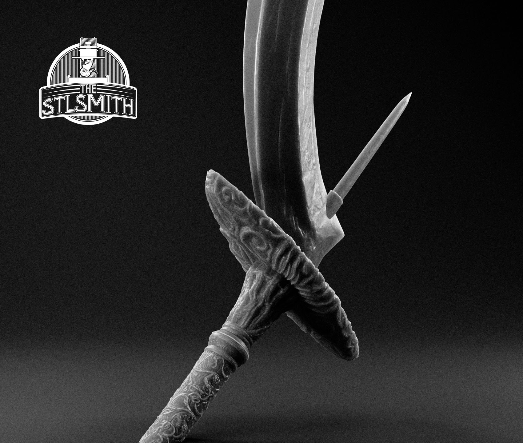 cresent moon sword v2 render bw02 cresent moon sword v2 render bw02