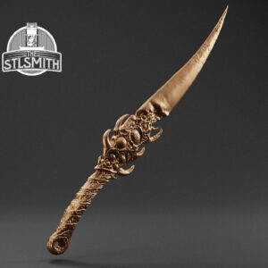 crimson oracle dagger render bronze