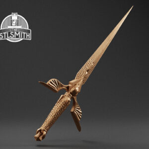 crow keeper render bronze