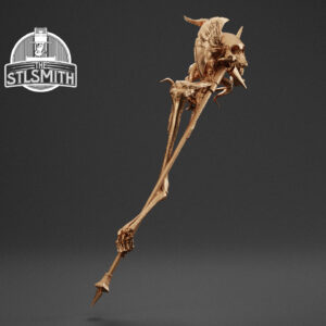 crucifix of the mad king render bronze