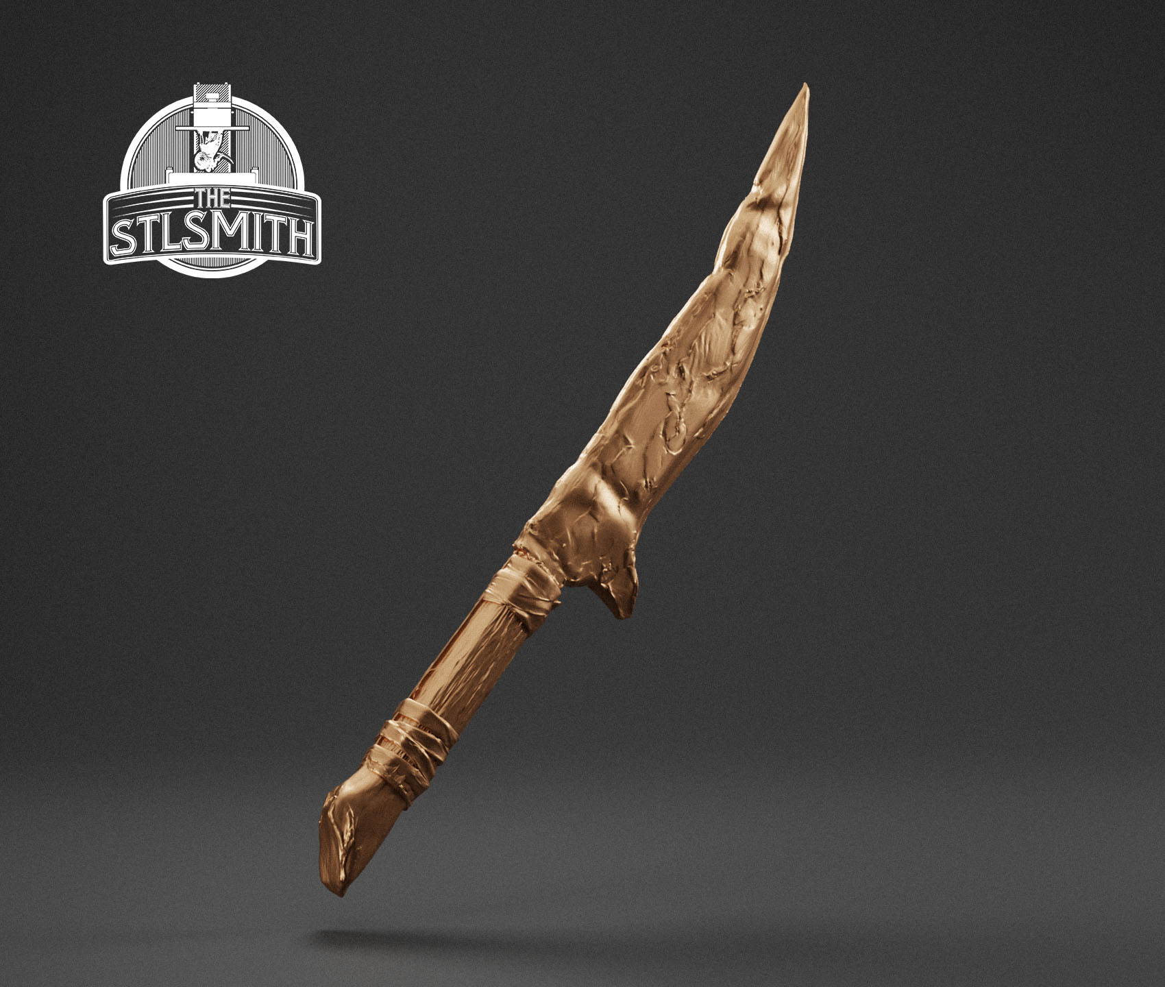 crystal knife render bronze crystal knife render bronze