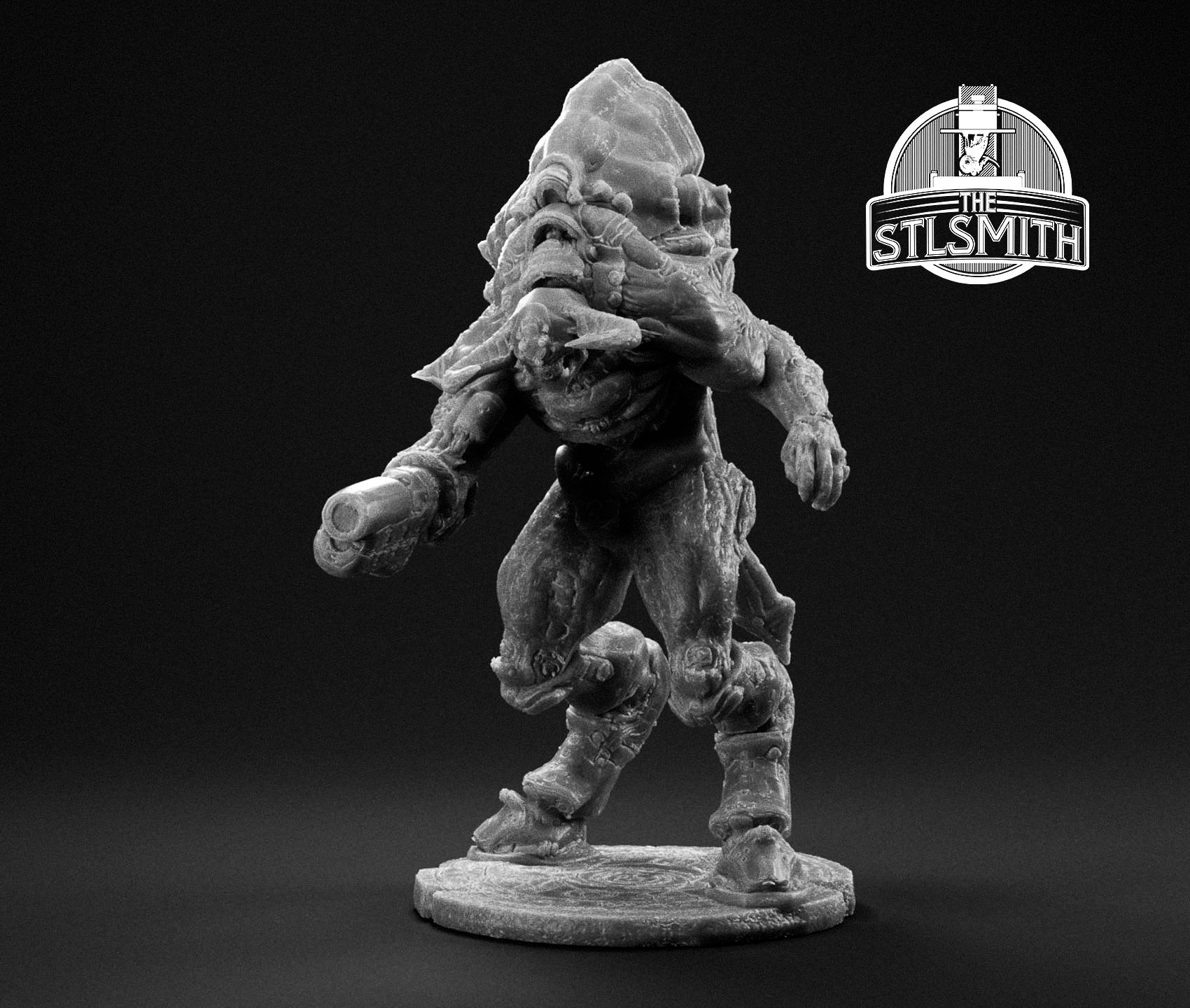 cyberdemon render bw cyberdemon render bw