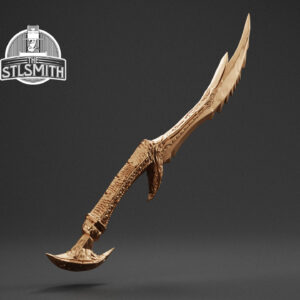 daedric dagger digital model stl