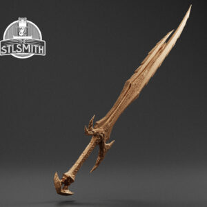 daedric greatsword render bronze