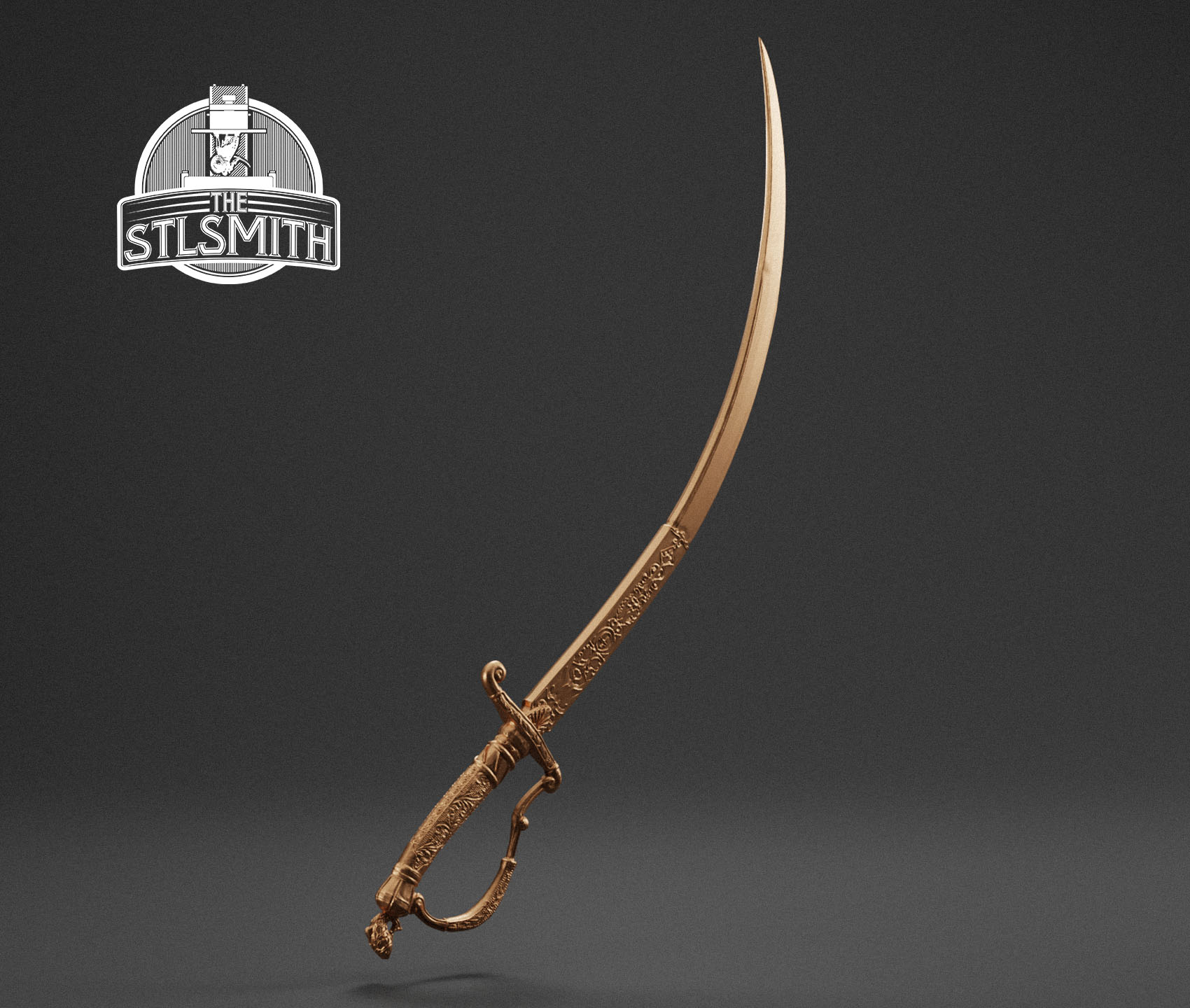 dancer's curved sword render bronze dancer's curved sword render bronze