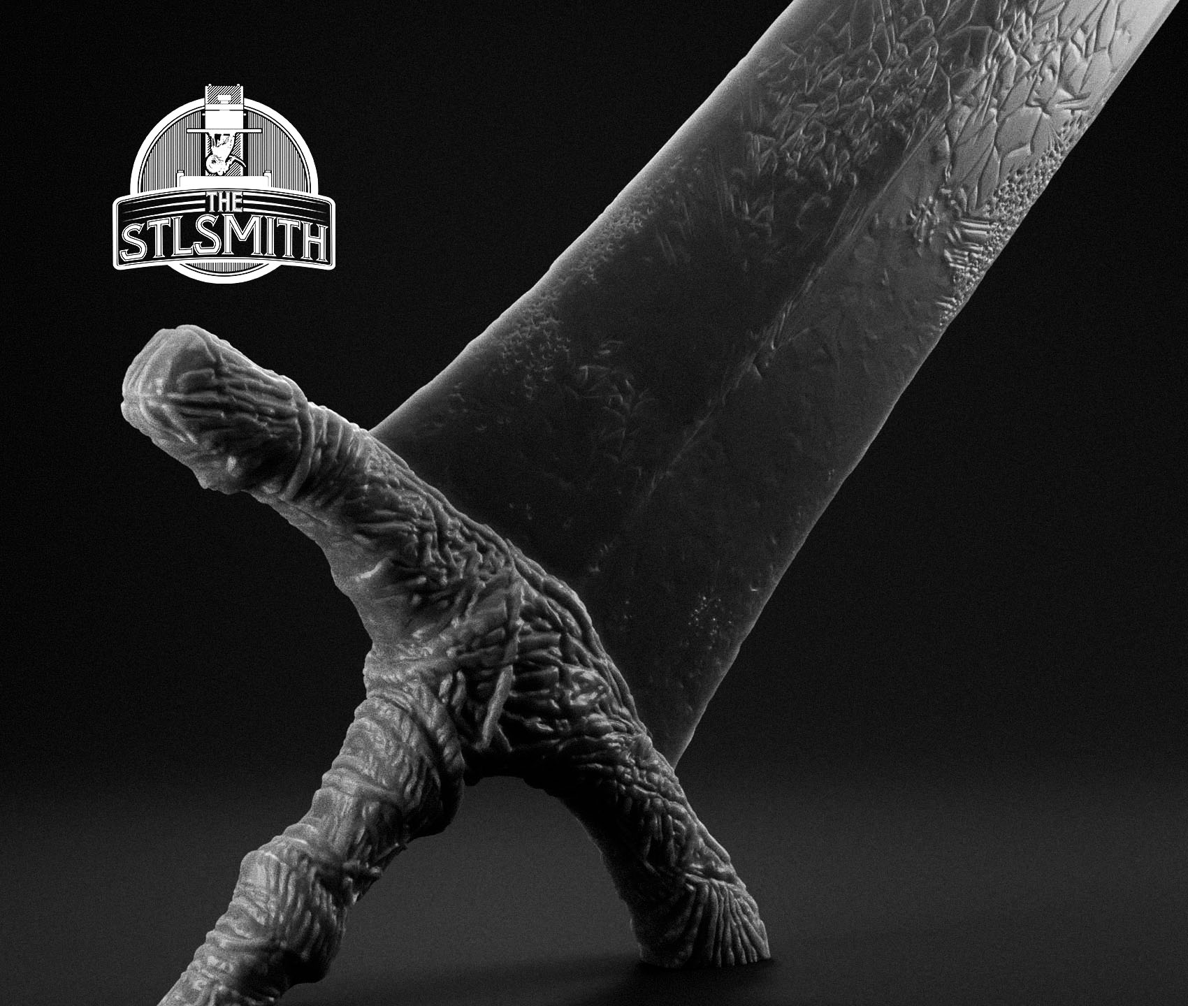 dark moon greatsword render bw 02 dark moon greatsword render bw 02