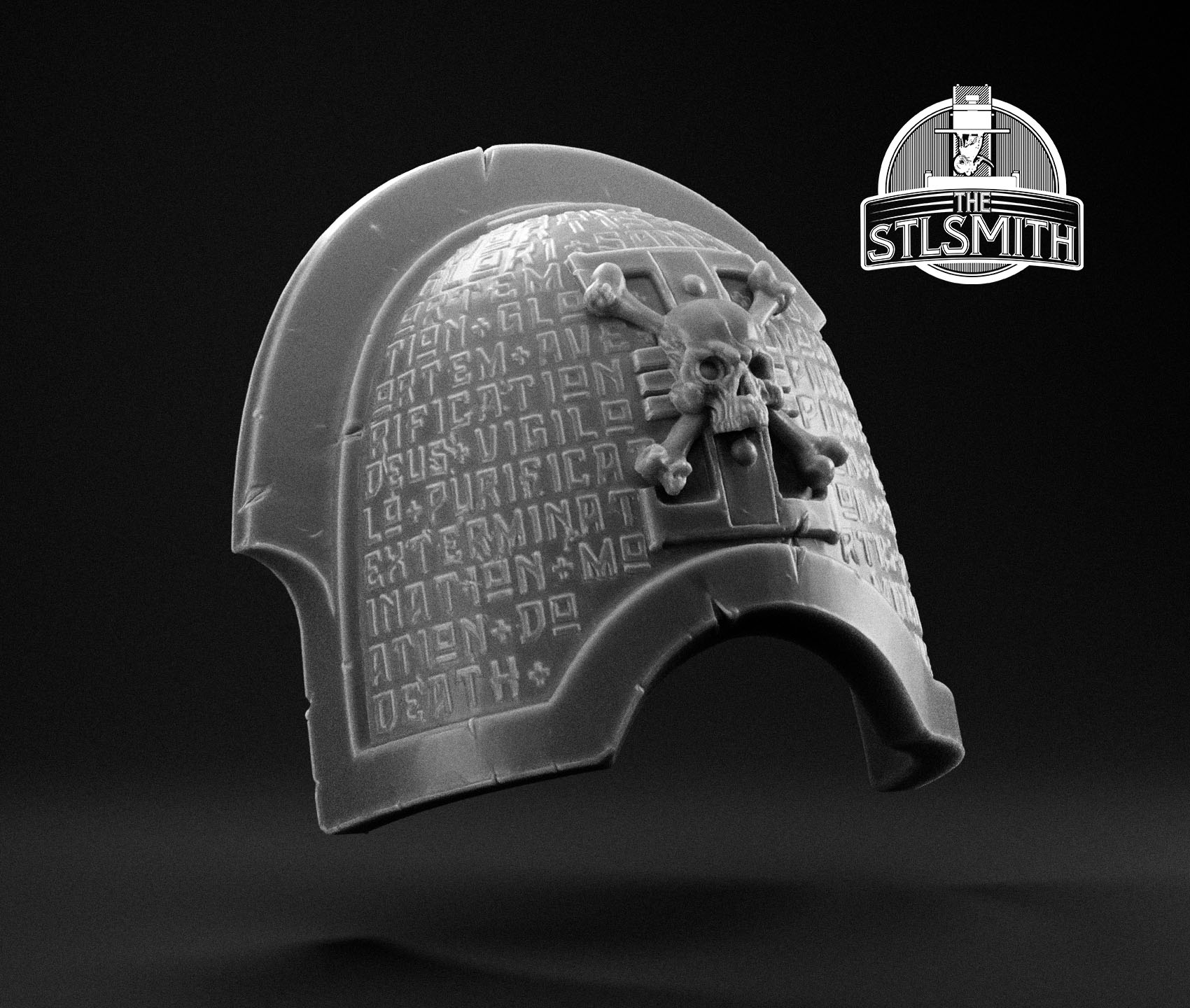 deathwatch shoulder left render bw deathwatch shoulder left render bw