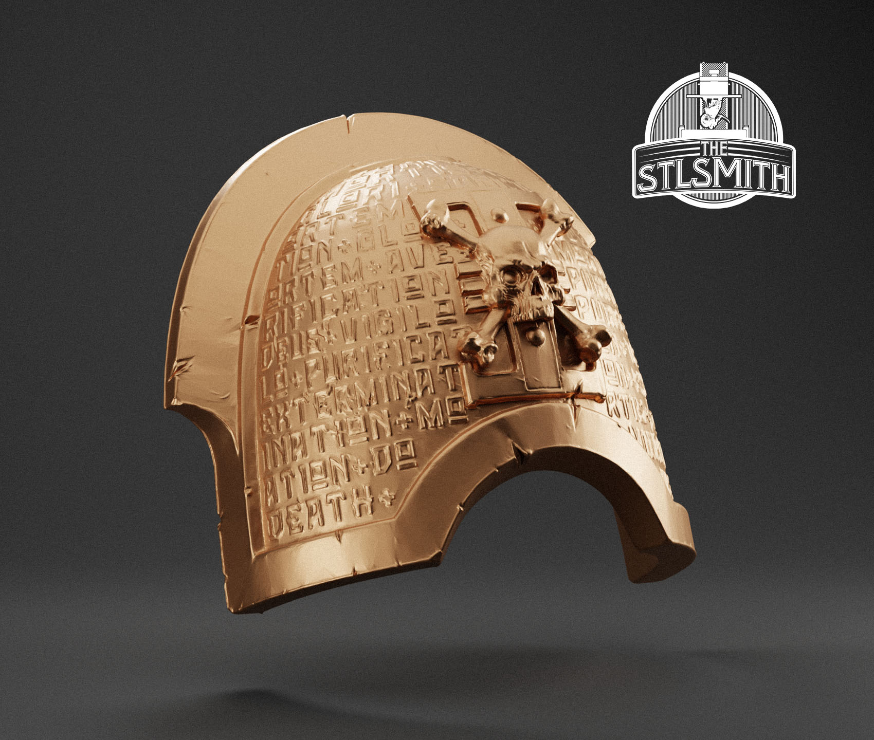 deathwatch shoulder left render bronze deathwatch shoulder left render bronze