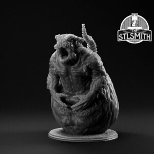 demonic statue render smith