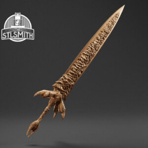 devil sword dante render bronze