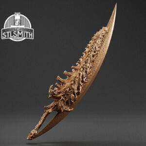 devil sword sparda render bronze