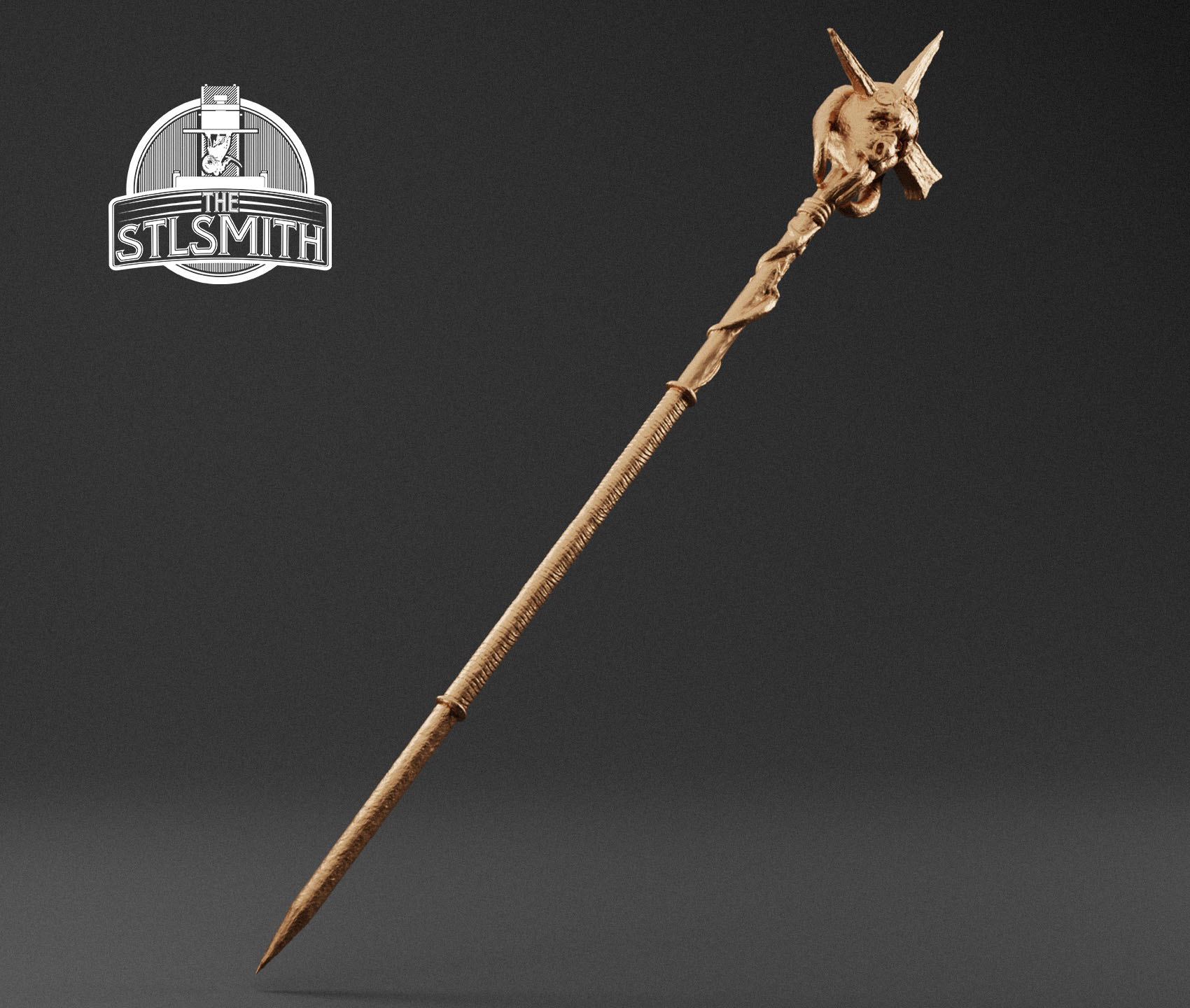 devil's weeping polehammer render bronze devil's weeping polehammer render bronze