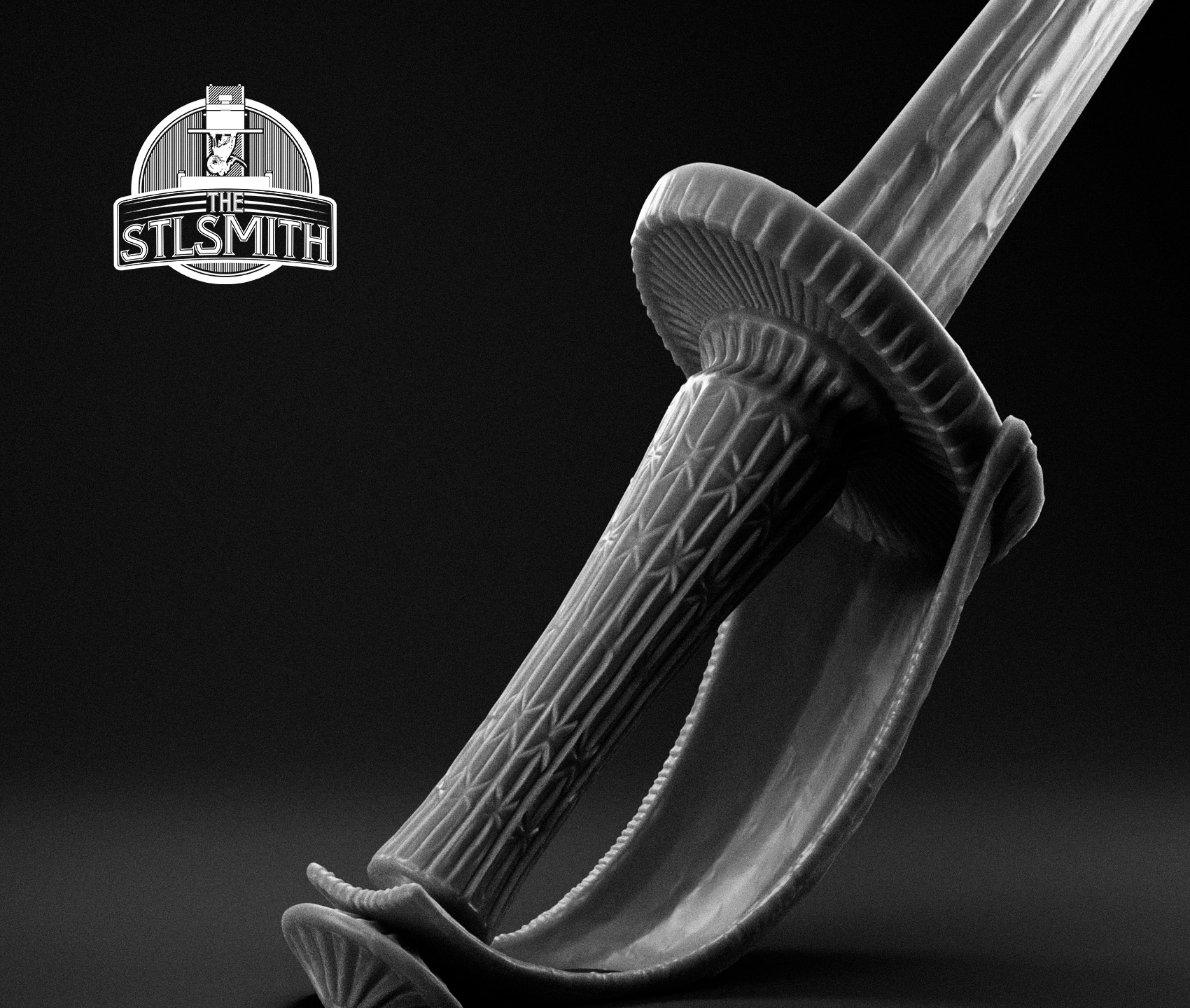 divine razor 02 render bw divine razor 02 render bw
