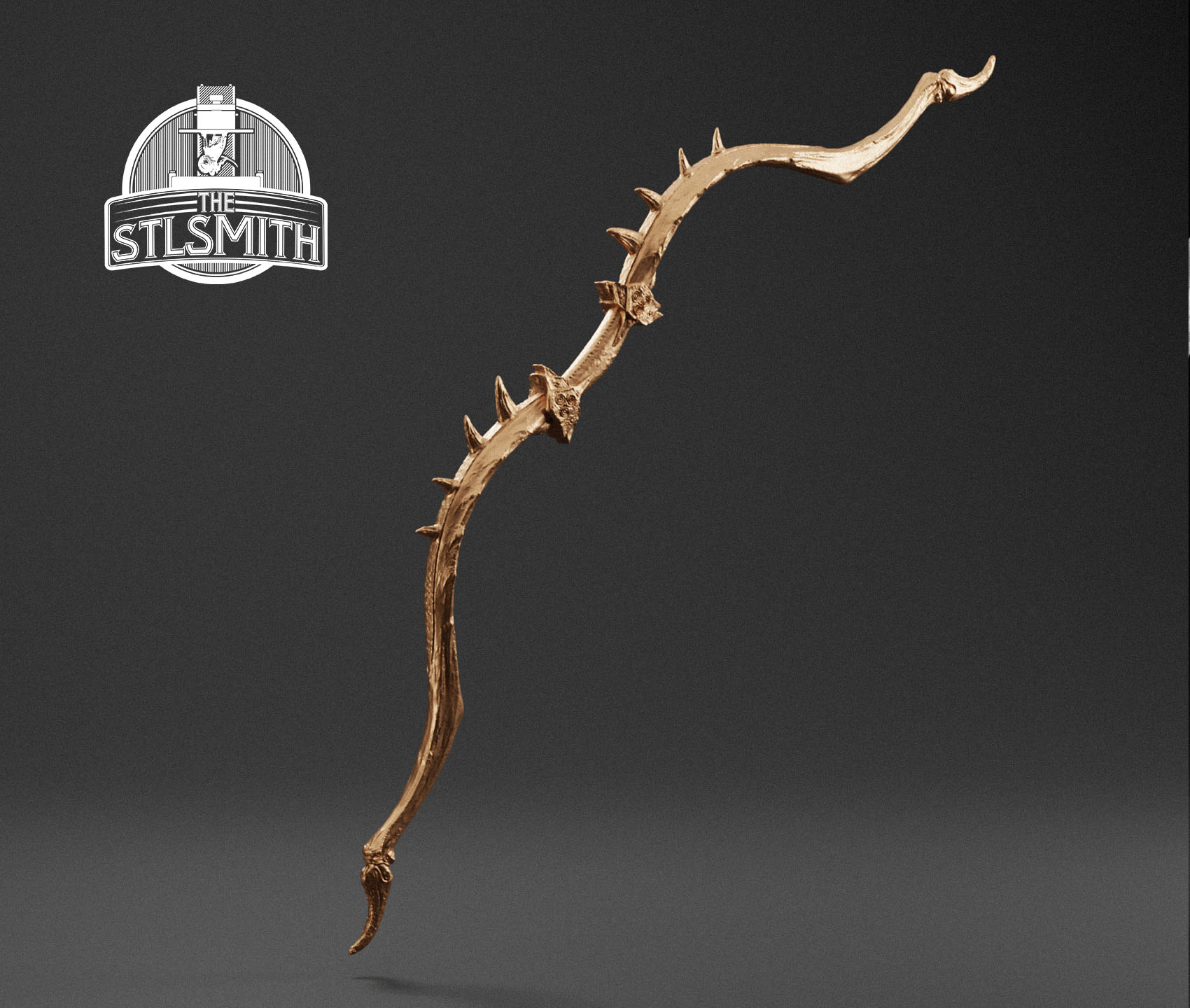 dragonbone bow render bronze dragonbone bow render bronze