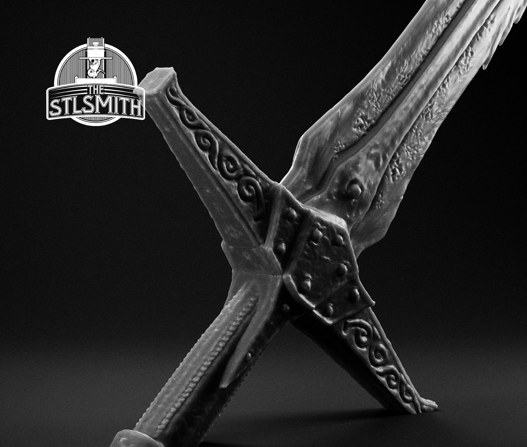 dragonbone greatsword render bw 02 dragonbone greatsword render bw 02