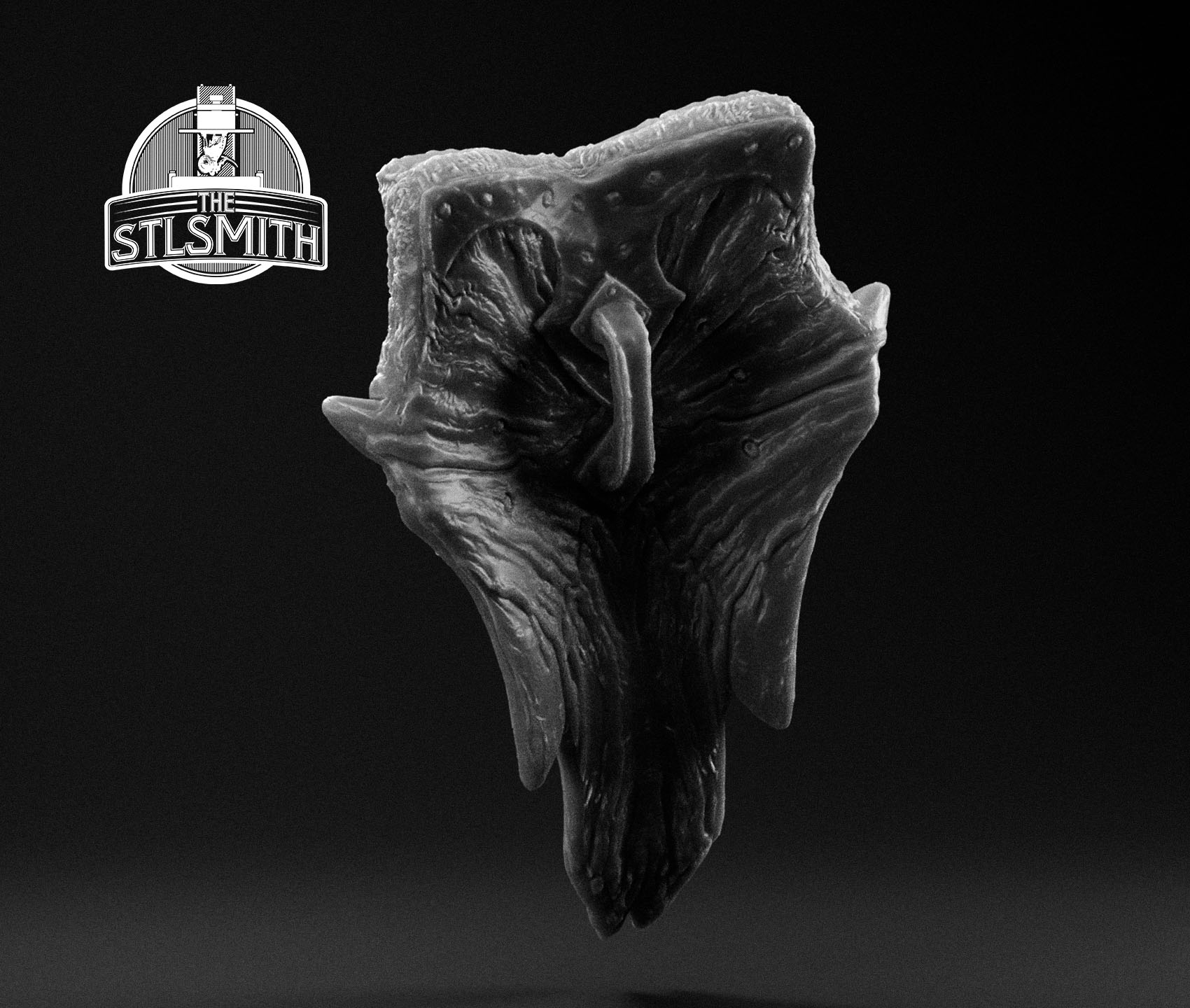dragonbone shield render bw 02 dragonbone shield render bw 02