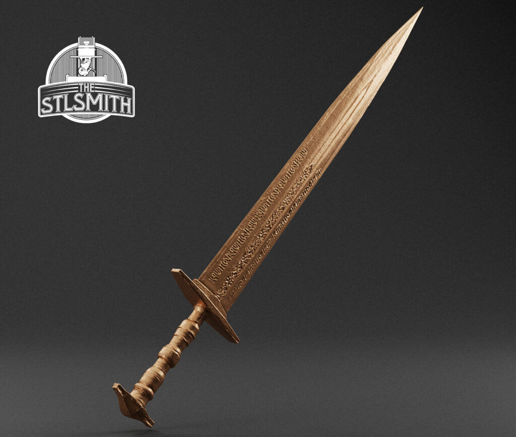 Home drakekeeper's sword render bronze