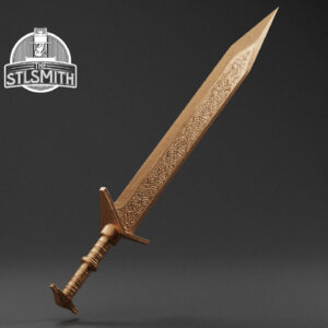 drakekeeper's ultra greatsword render bronze