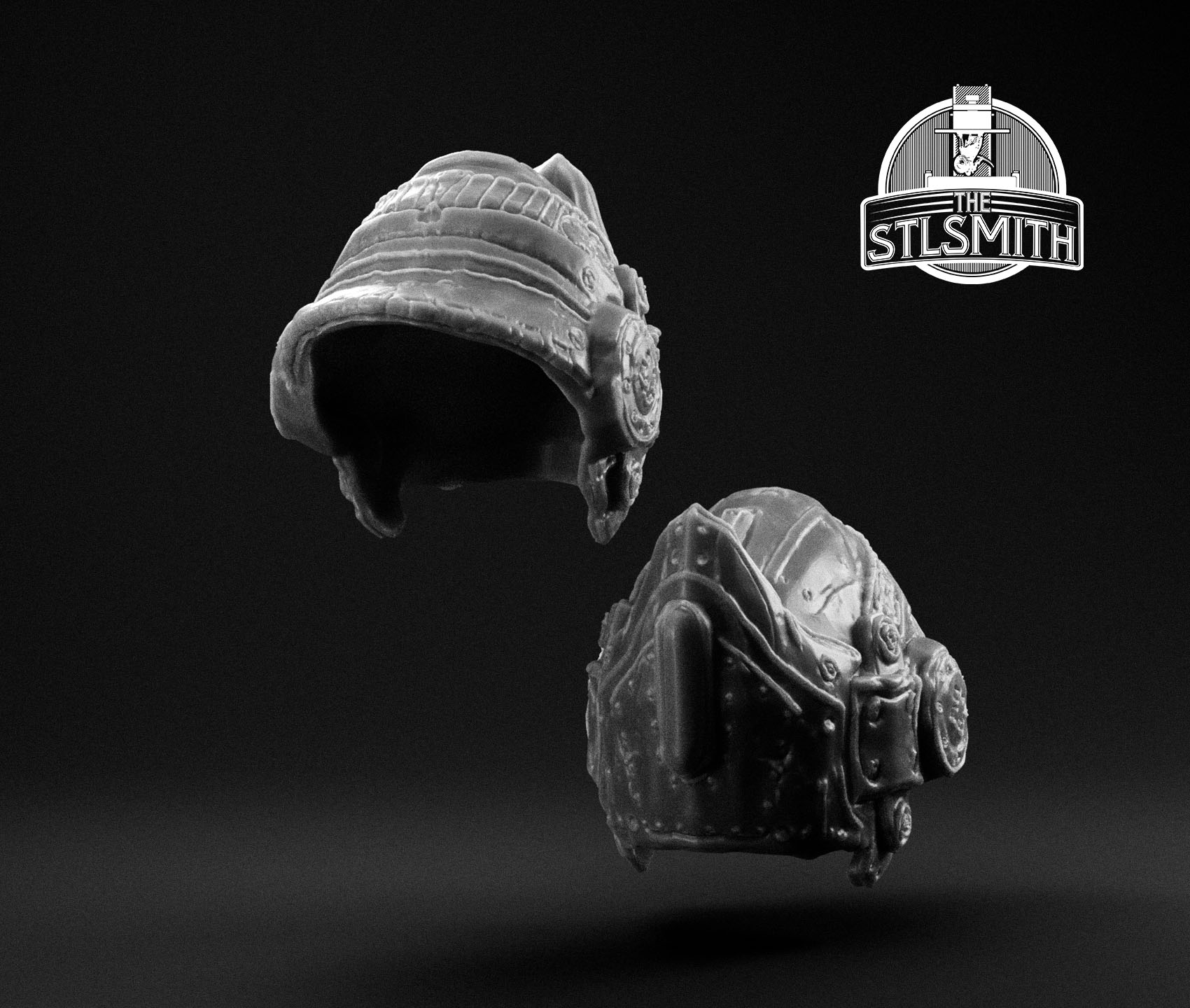 drone beast rider helmet render bw drone beast rider helmet render bw
