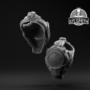 drone savage oculus helmet render bw